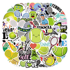 SVGDHZK tennis stickers water-bottle designs keep surfaces vibrant outdoors
