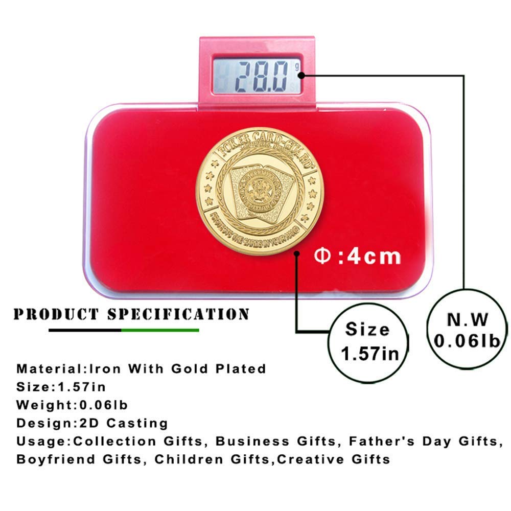 SW gold coin collection display showcases the card-guard coin.