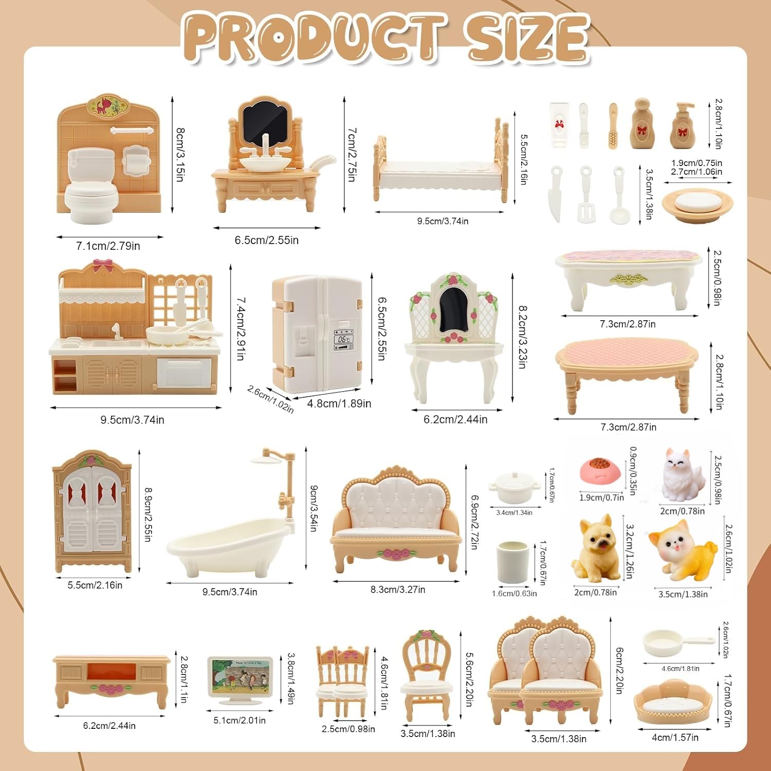 SwankyStyle dollhouse bathroom ensemble enhances tiny home routines with lifelike detail