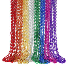 SWANUCKY 33-inch Mardi Gras beads for festive throws.