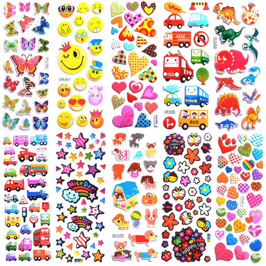 SWARKOL Puffy stickers stars assortment for classroom rewards and decor
