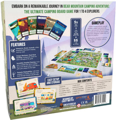 Bear Mountain camping activities cards showcasing tasks to spark imaginative outdoor play.