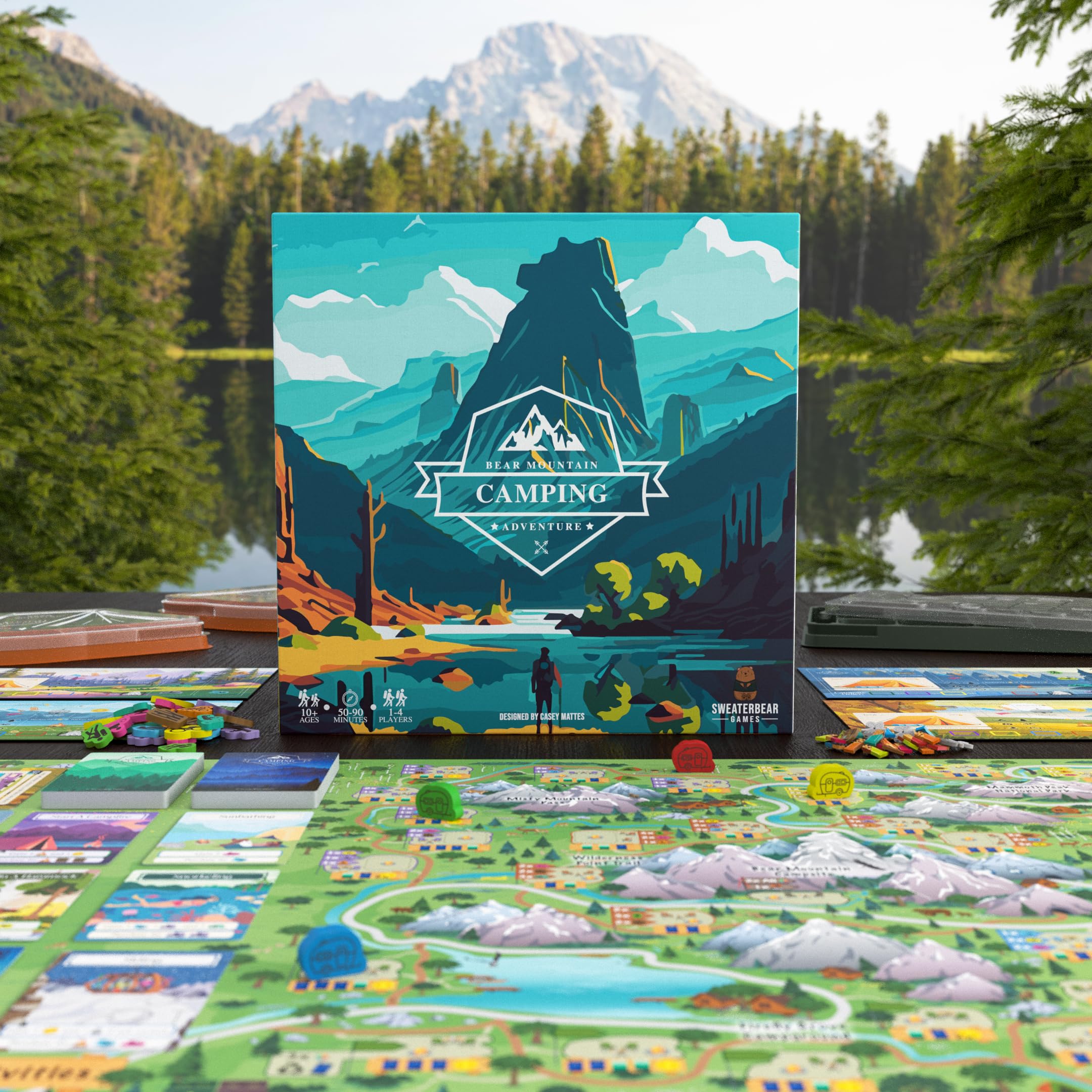 SweaterBear Games upgraded campers card offers customization options for family strategy.