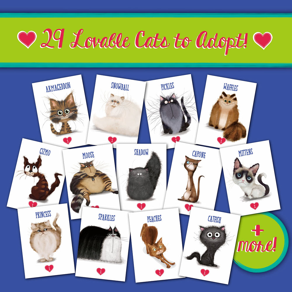 Sweet Bros Games Cat Ladies Maple Street cat-tokens provide tangible pieces for scoring.