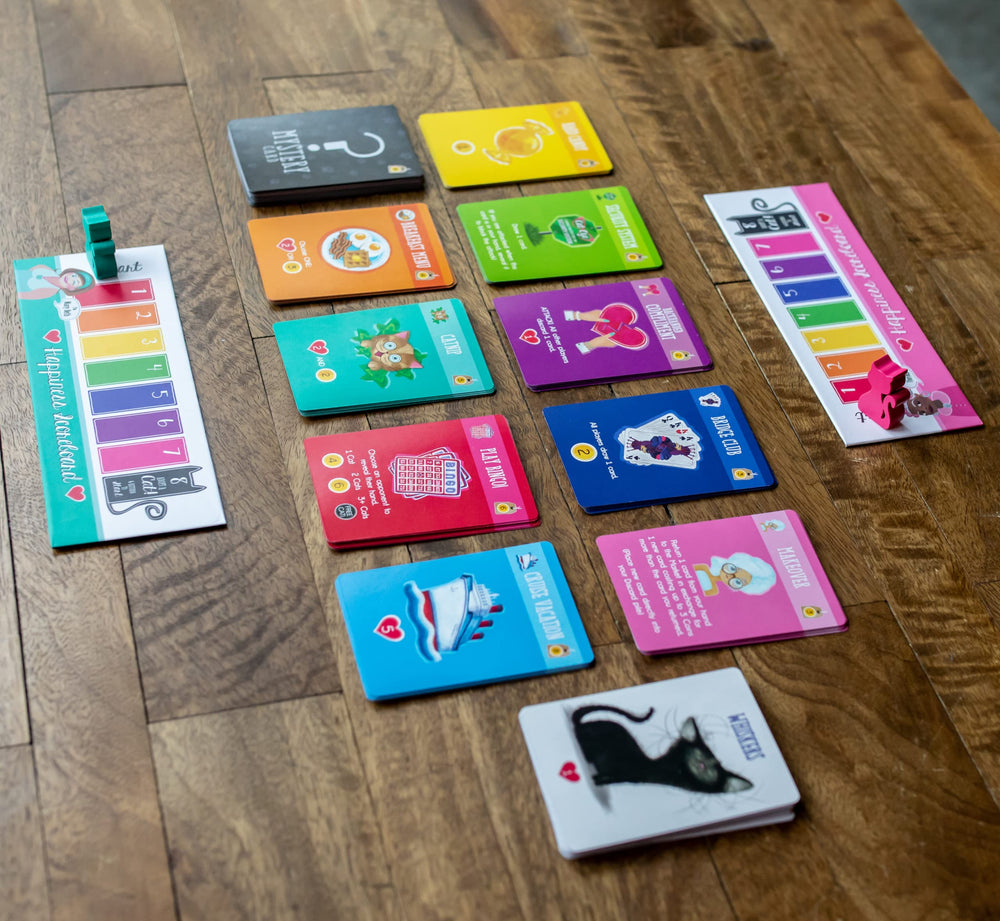 Sweet Bros Games Maple Street storage-box image promotes tidy organization after game night.