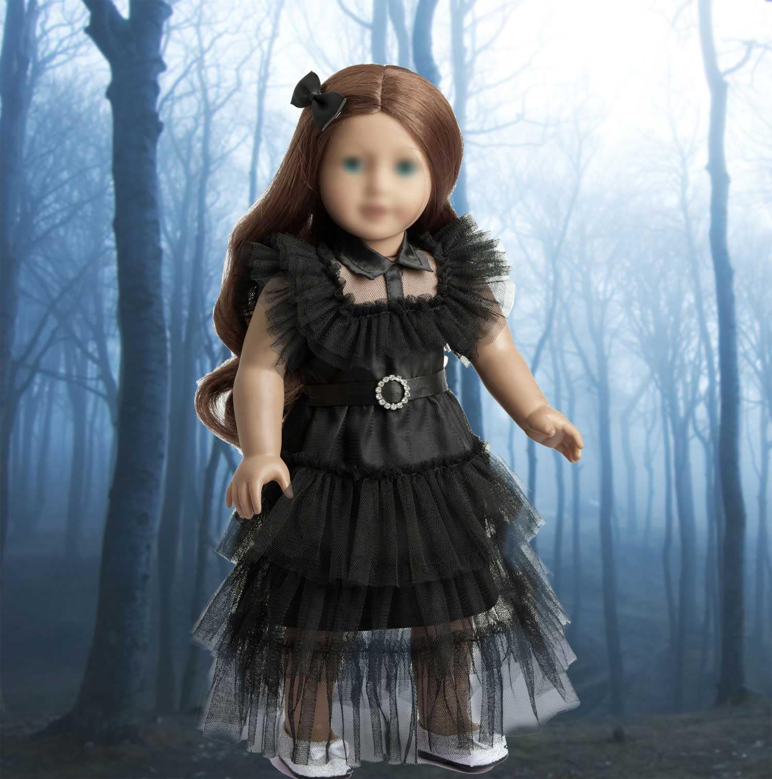 Sweet Dolly black hair loops for secure and quick doll styling