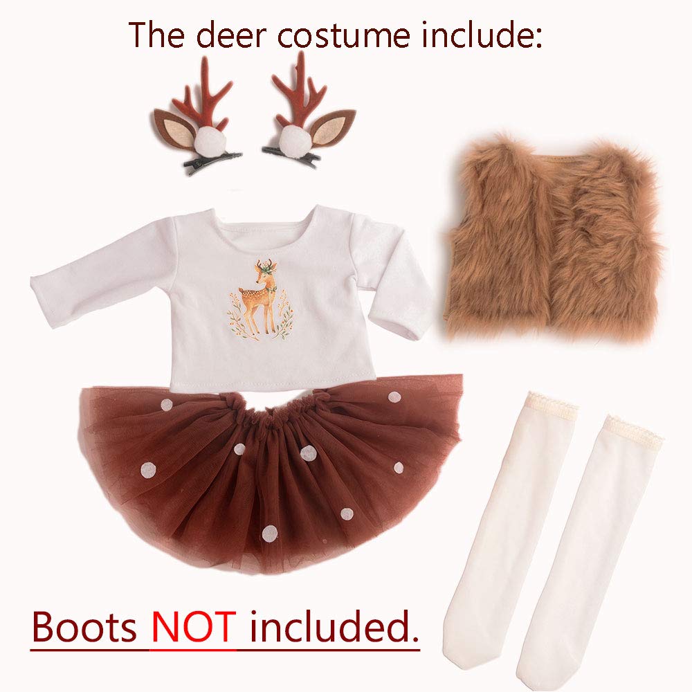 Sweet Dolly white stockings and fur vest completing a cozy winter look