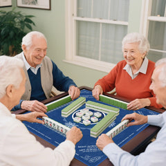 Sweetone Mahjong Mat includes a carry bag for easy transport.