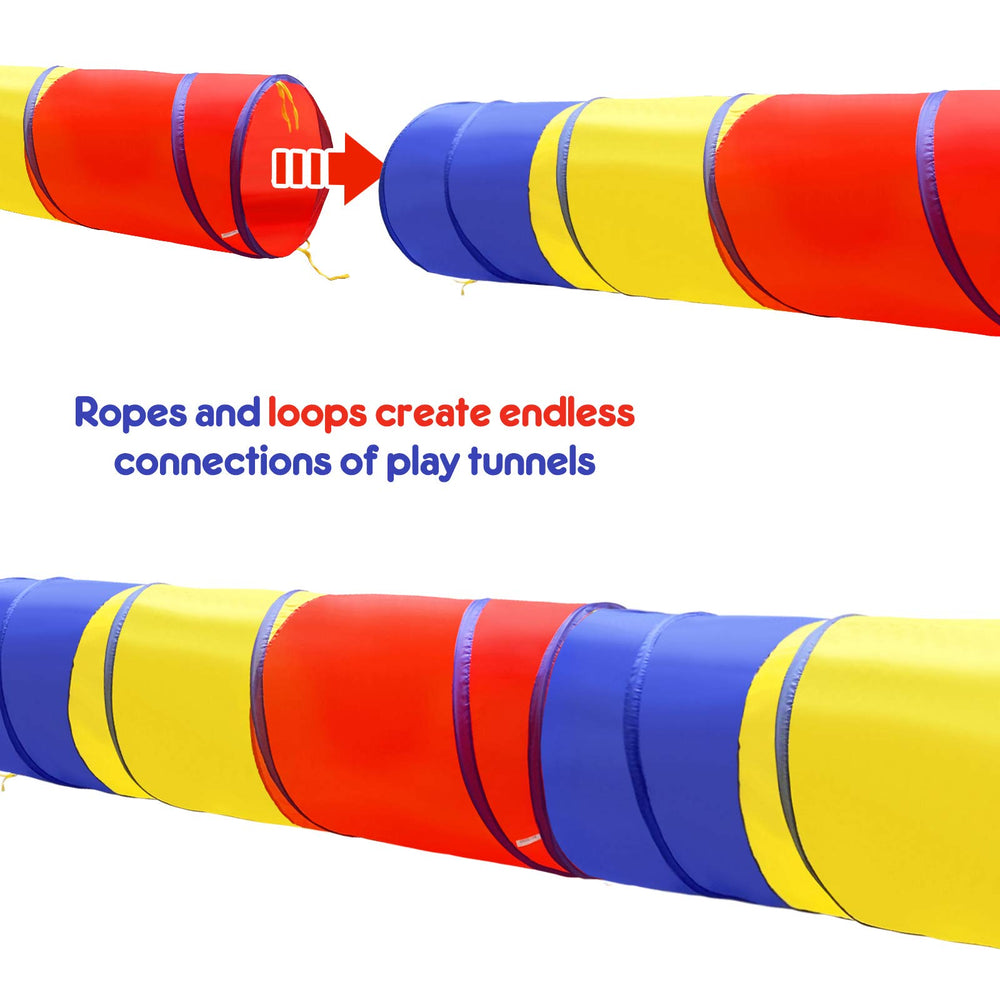 SweHouse Classic Crawling Tunnel opened wide for immediate family play.