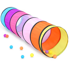 SweHouse colorful play tunnel full setup invites active exploration
