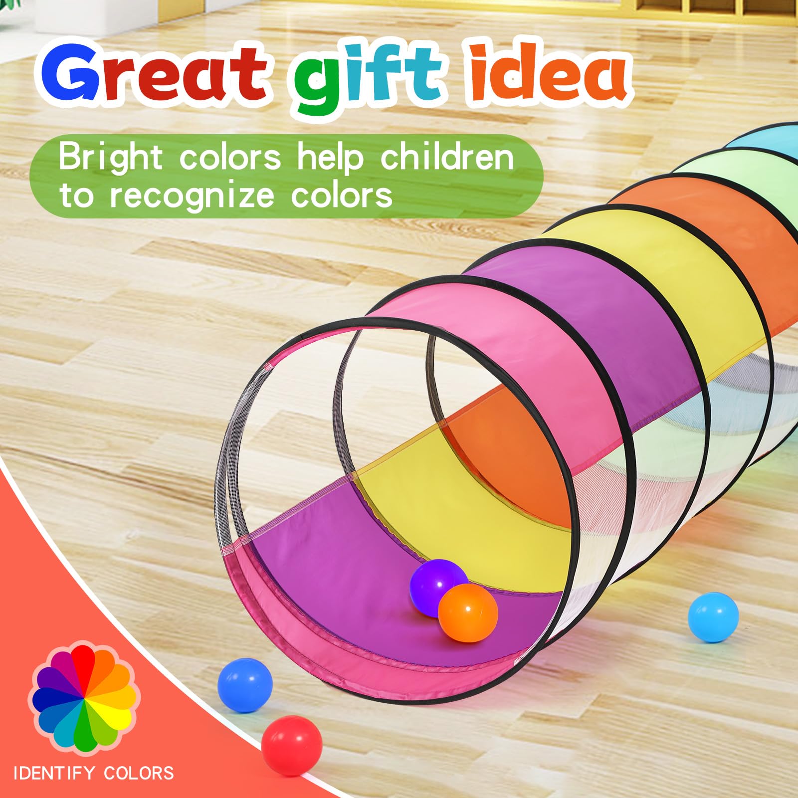 SweHouse gift-ready play tunnel promotes active, imaginative games