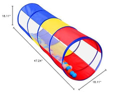 SweHouse Kids Play Tunnel enables interactive crawl-through fun for kids and pets.