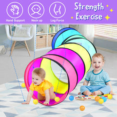 SweHouse toddler crawl tunnel promotes active movement and social play.