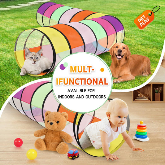 SweHouse toddler crawl tunnel in pop-up design for active movement.