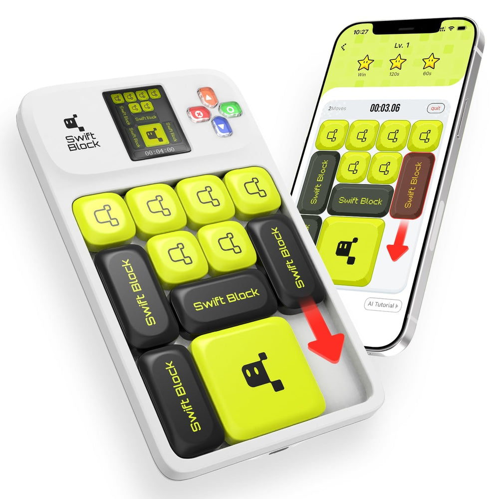 Swift Block wislide offline puzzles for focused brain training on the go