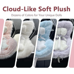 SwiftServ doll car seat mounted in car for on-the-go display and travel appeal