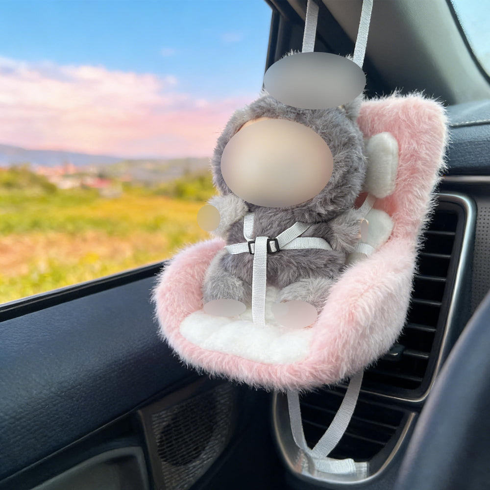 SwiftServ seat transparent base showcases the plush cushion from every angle