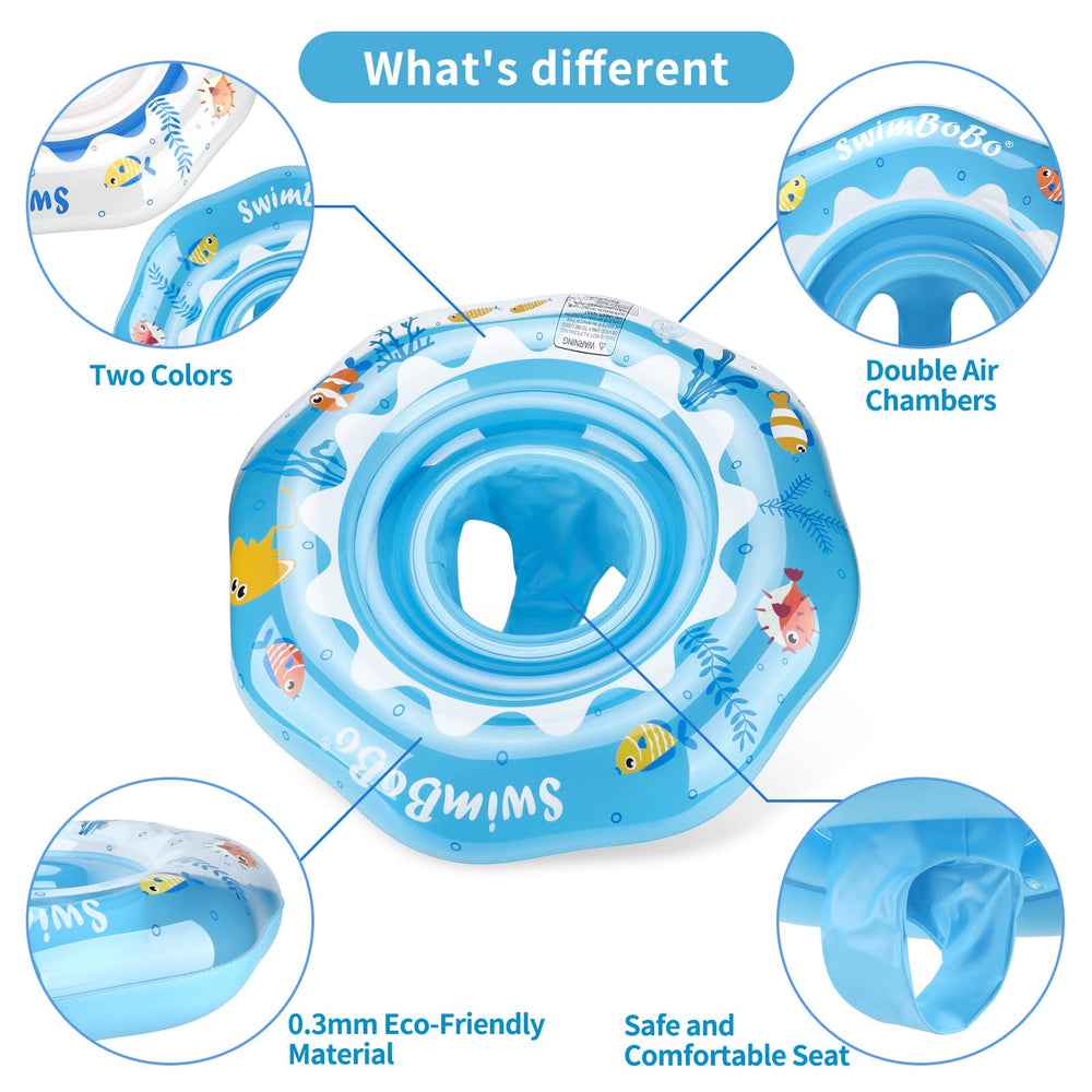 Swimbobo durable PVC construction with non-toxic ink printing.