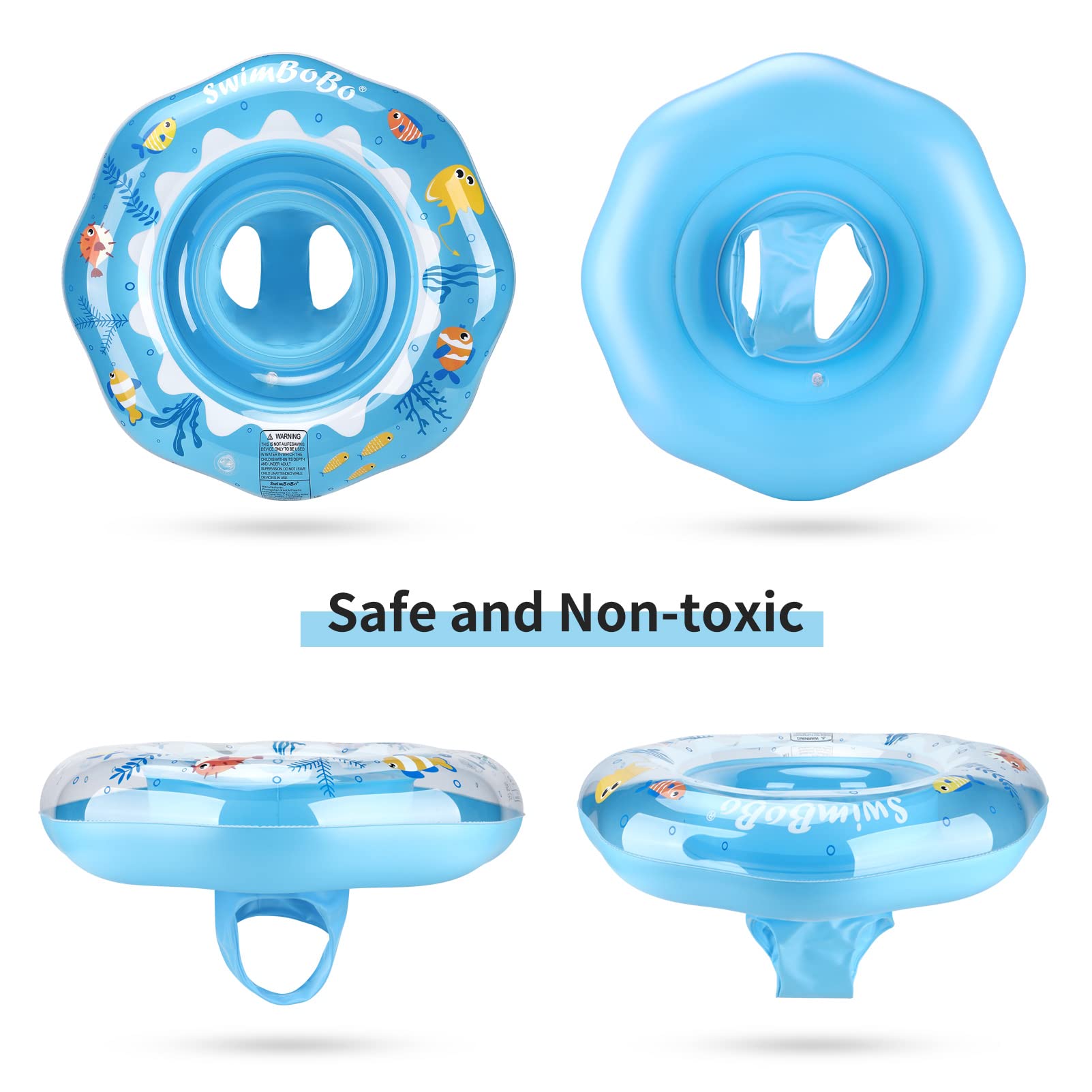 Swimbobo foldable design for easy storage and travel.