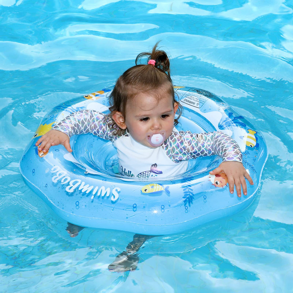 Swimbobo safety valves enable quick inflation and deflation.