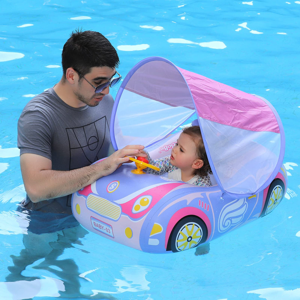 Swimbobo Toddler Car Float packs compactly for travel and storage.