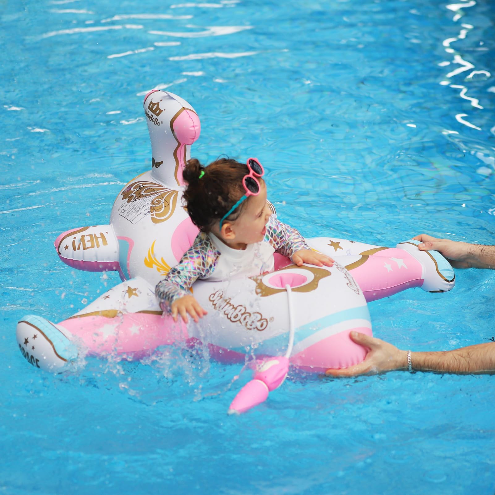 Swimbobo toddler float safety seat keeps little rider comfortable