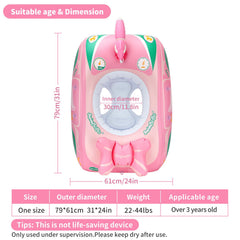 Swimbobo toddler float safety seat ensures stable seating during water fun.
