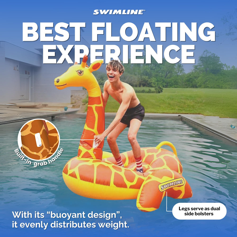 Swimline 90710 built-in headrest and bolstered wings provide comfort.