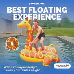 Swimline 90710 built-in headrest and bolstered wings provide comfort.