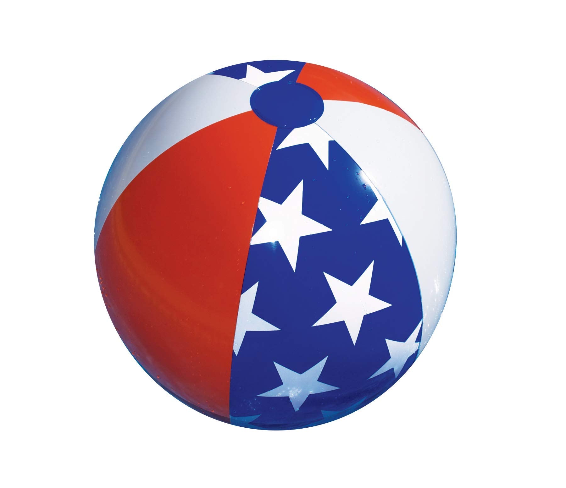Swimline Americana Series beach ball with patriotic design for festive poolside fun.