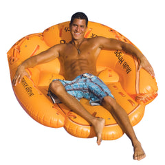 Swimline Giant Baseball Glove Float with a 62-inch design for pool lounging.
