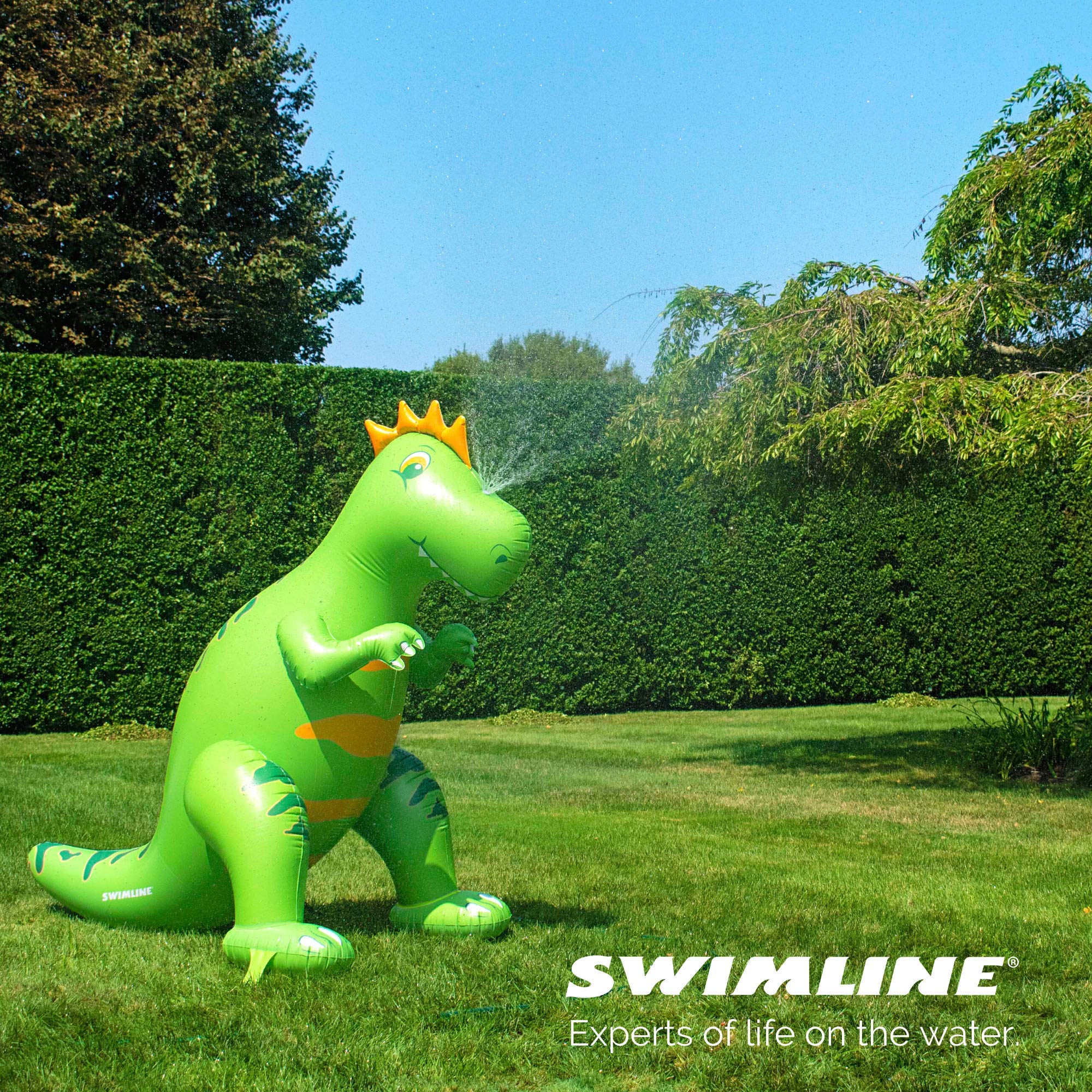 Swimline dimensions 85 x 46 x 76 inches define a dramatic backyard display