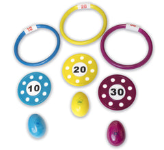 Swimline dive rings and discs for pool practice and bath time fun.