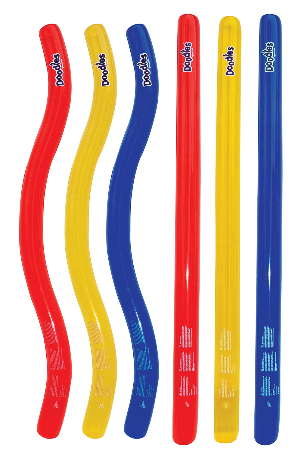 Swimline Doodles 72-inch inflatable noodle float for lounging and creative pool play.