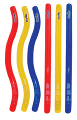 Swimline Doodles 72-inch inflatable noodle float for lounging and creative pool play.