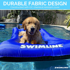 Swimline extra-spacious pool lounger offers room for friends