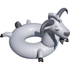 Goat Ring afloat in water offering buoyant support for lounging.