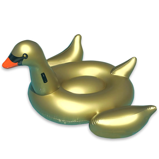 Swimline Golden Goose base lounge area for spacious pool relaxation.