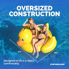 Swimline 90620 ducky float headrest for extra comfort