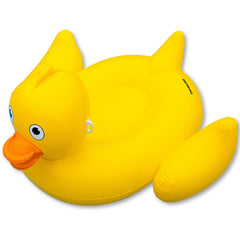 Swimline Original 90620 giant lucky ducky float top view for shared lounging