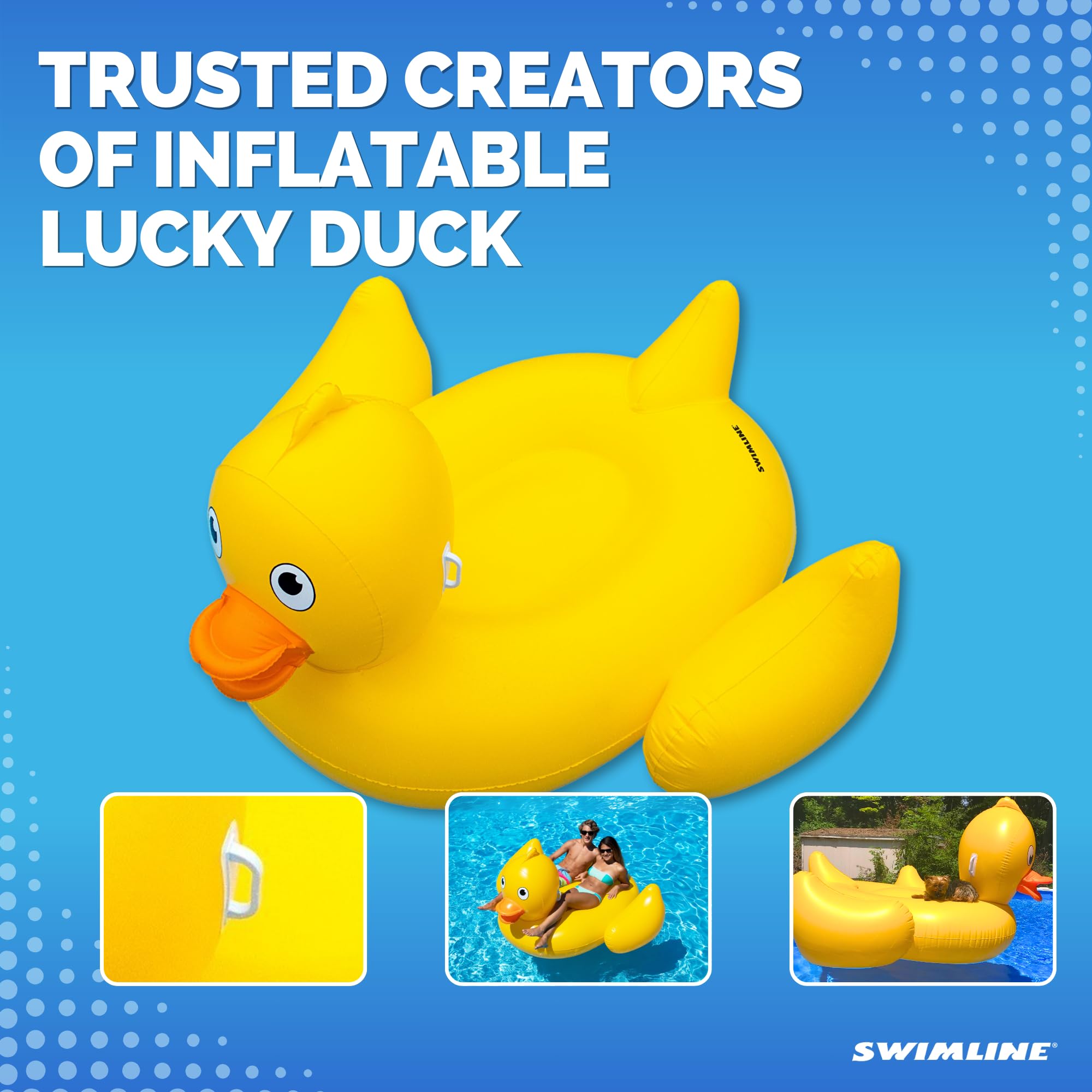 Swimline 90620 ducky float ideal for kids and adults