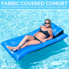 Swimline quick-dry fabric cover stays cool after water dips