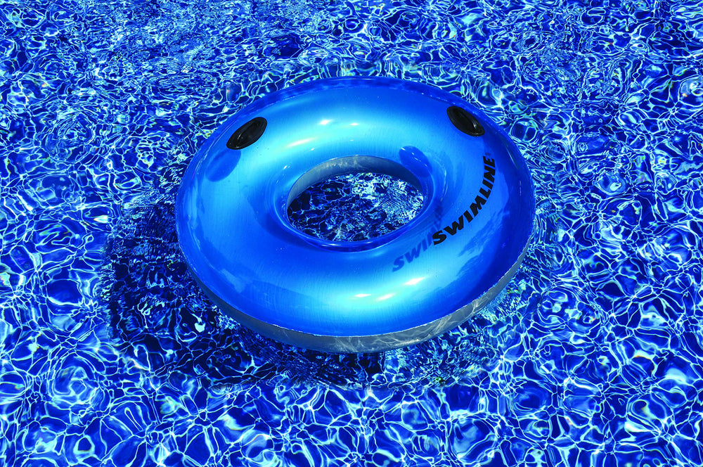 Swimline Suntanner 42in pool ring patch kit included for quick repairs