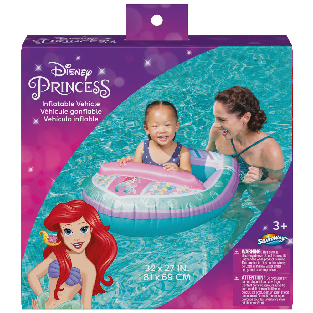 SwimWays Ariel boat dash panel detail for customized play.