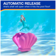SwimWays Ariel Dive N’ Surprise water-activation mechanism triggering underwater release.
