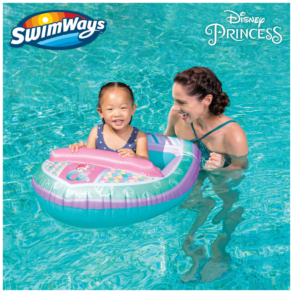 SwimWays Ariel boat built with heavy-duty PVC for durability.