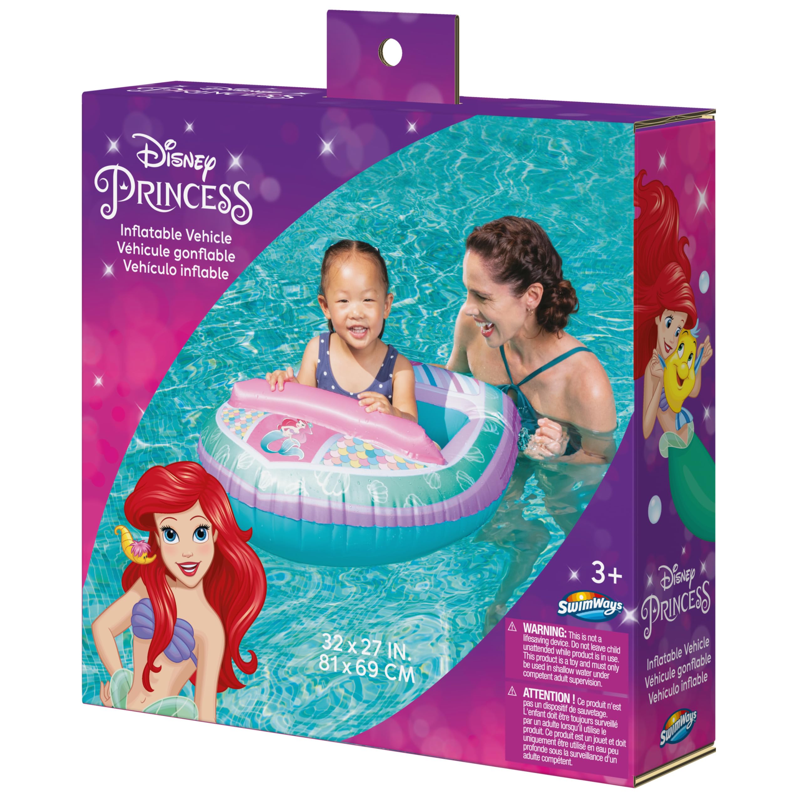 SwimWays Ariel versatile use in pool, beach, or lake days.