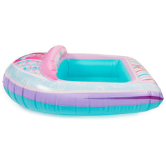 SwimWays Ariel boat with enclosed bottom for comfort and protection.