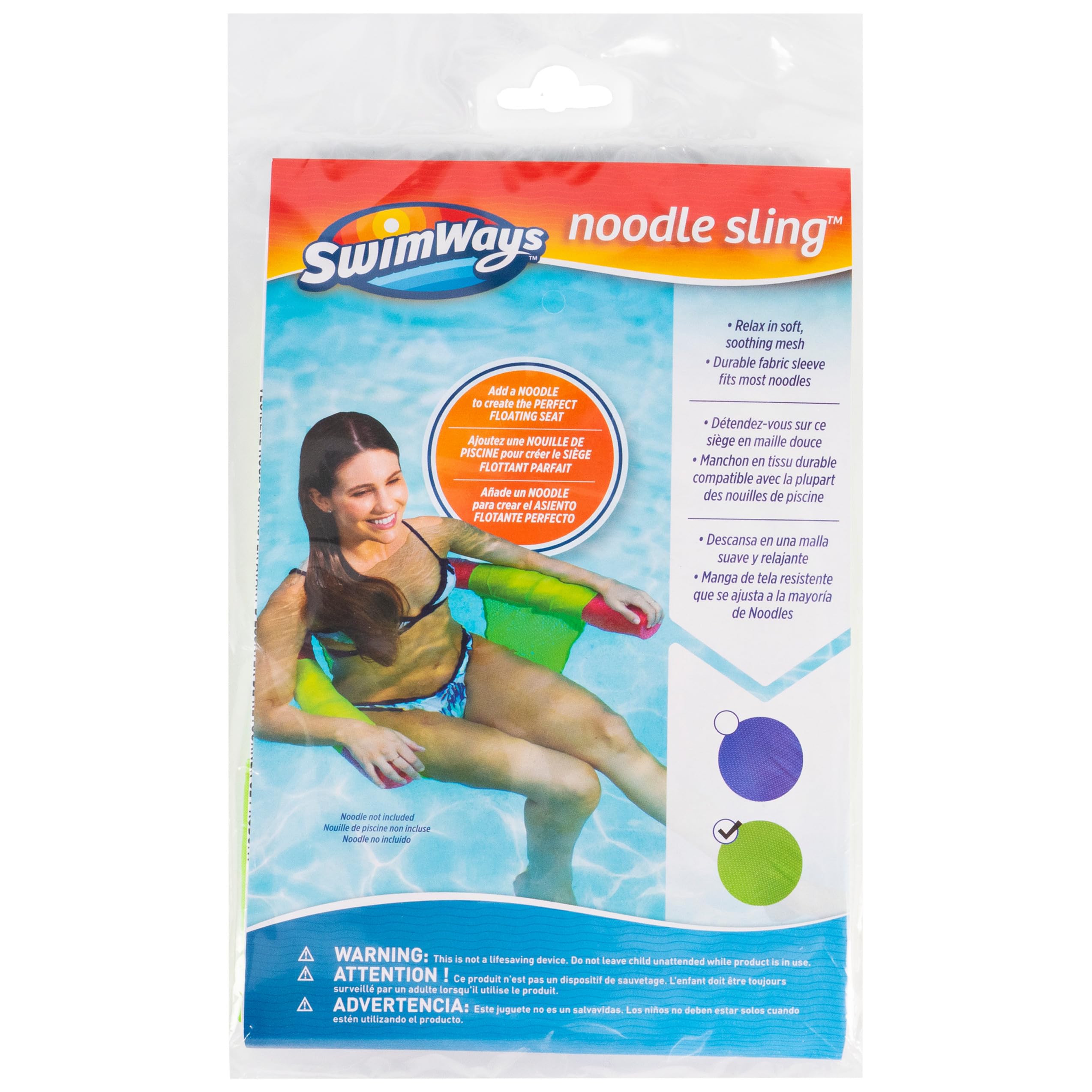 SwimWays easy-care storage for quick pool toy cleanup