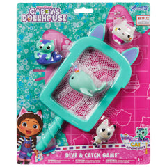 SwimWays Gabby’s Dollhouse mold-free character set ready for play.